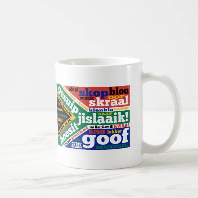 Caneca De Café Gíria sul-africana e coloquialismo (Direita)