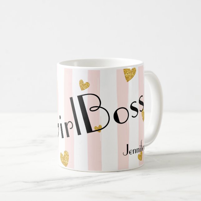 Caneca De Café Girl Boss Mug (Frente Esquerda)
