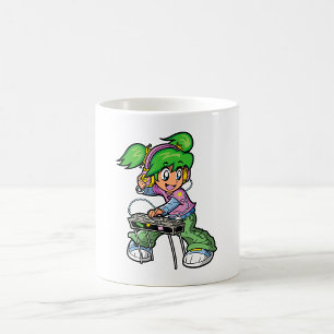Caneca De Café Girl DJ