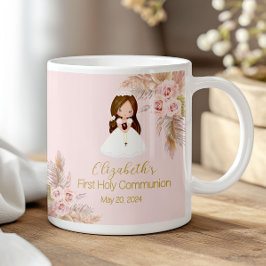Caneca De Café Girl First Holy Communion Ceramic Mug 11 oz
