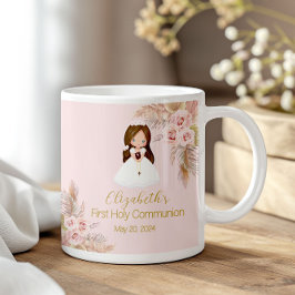Caneca De Café Girl First Holy Communion Ceramic Mug 11 oz