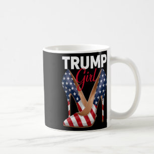 Caneca De Café Girl High Heel Stilettos American Flag Trump 2024