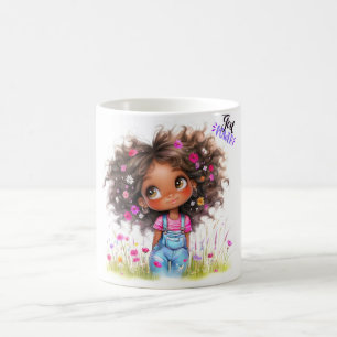 Caneca De Café Girl Power Quirky Girl Mug