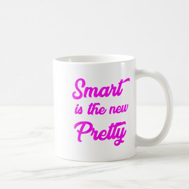 Caneca De Café Girl Wer Shirts For Little Girls Smart Is The New  (Direita)