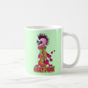 Caneca De Café Girly Punk Rocker