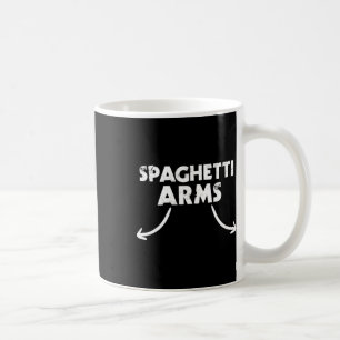 Caneca De Café Giro de Levantamento de Armas de Espaguete