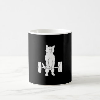 Caneca De Café Giro E Levantamento De Peso