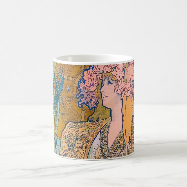 Caneca De Café Gismonda, Sarah Bernhardt, Mucha (Centro)