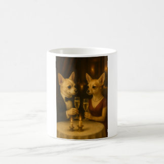 Caneca De Café Gizmo’s Romantic Dinner – Champagne & Love