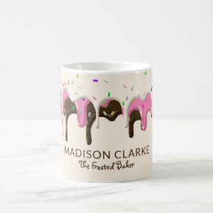 Caneca De Café Glacé de rosquinha borrifaria