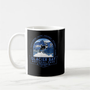 Caneca De Café Glacier Bay National Park Alaska Orca Mounts Fi