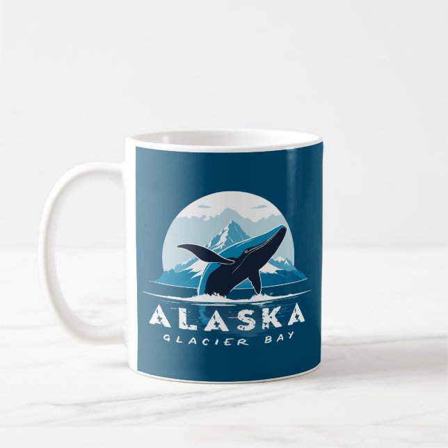 Caneca De Café Glacier Bay Whale - Alasca (Esquerda)