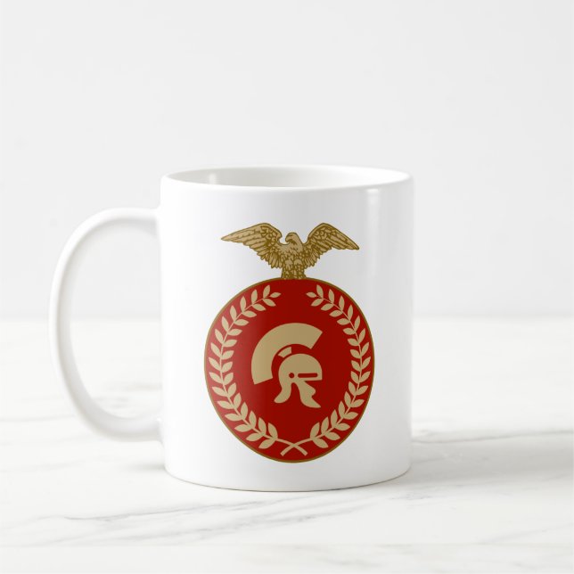 Caneca De Café Gladiador Romano (Esquerda)