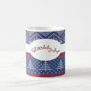 Caneca De Café Glaedeling Jul Christmas Sweater Knit