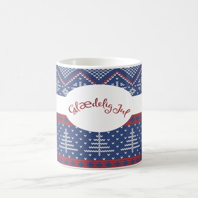 Caneca De Café Glaedeling Jul Christmas Sweater Knit (Centro)