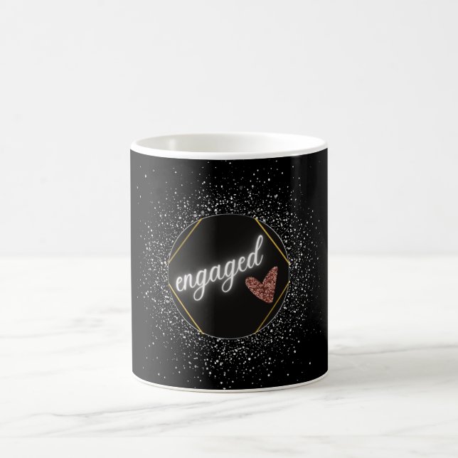 Caneca De Café Glam Black e Silver Engajados (Centro)