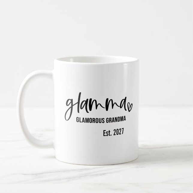 Caneca De Café Glamma Estabelecida em 2027, Anúncio do Bebê (Esquerda)