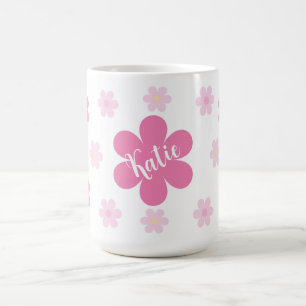 Caneca De Café Glamour Flor de Rosa-