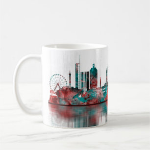 Caneca De Café Glasgow Scotland Skyline