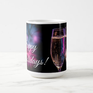 Caneca De Café glasses of champagne for New Year's