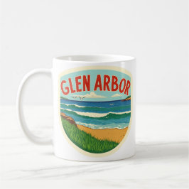 Caneca De Café Glen Arbor Michigan Vintage