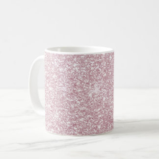 Caneca De Café Glitter cintilante cintilante rosado e brilhante a