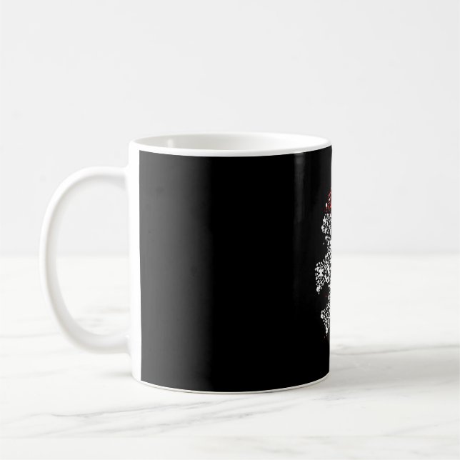 Caneca De Café glitter de natal, neve quente presente para homens (Esquerda)