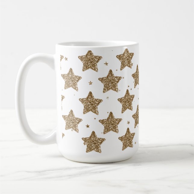 Caneca De Café Glitter Star Mug (Esquerda)