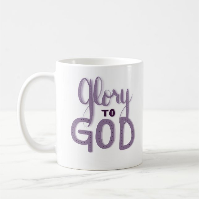 Caneca De Café Glória a Deus Mug (Esquerda)