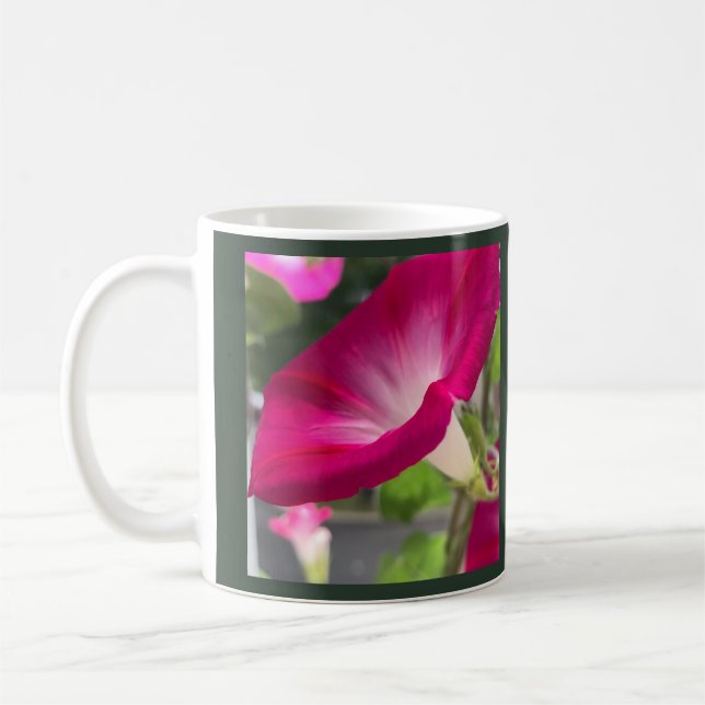Caneca De Café Glória da Manhã Vermelho Rubi (Esquerda)