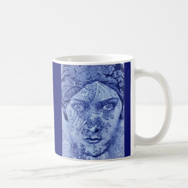 Caneca De Café Gloria Swanson em azul (Direita)