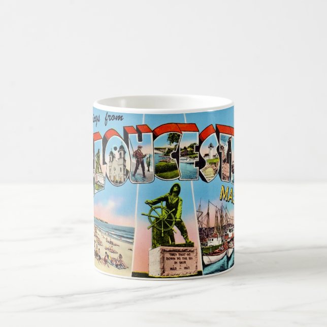 Caneca De Café Gloucester MÃE Saudações Mug (Centro)