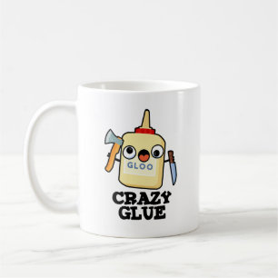 Caneca De Café Glue Engraçado Super Glue Pun