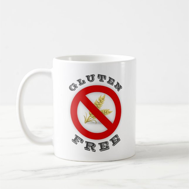 Caneca De Café Gluten Free Coffee Mug (Esquerda)