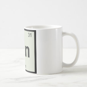 Caneca De Café Gn - Símbolo da Tabela Periódica da Química do Gin