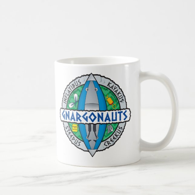 Caneca De Café Gnargonautas Kayakers Infláveis (Direita)