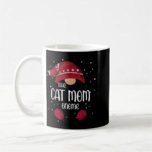 Caneca De Café Gnome da Mãe de Gato Pijamas de Natal para a Famíl
