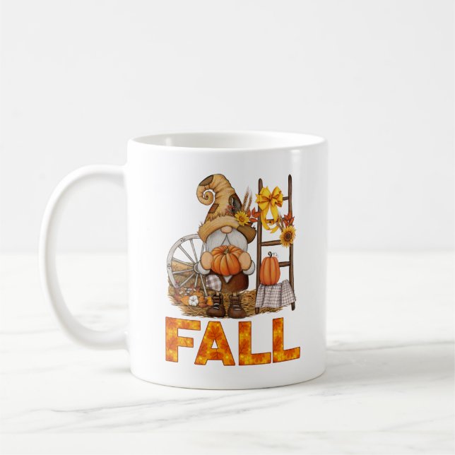 Caneca De Café Gnome Fall (Esquerda)