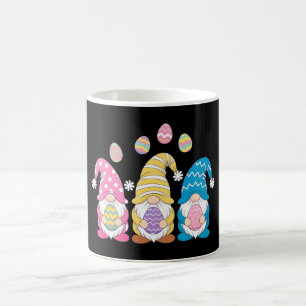 Caneca De Café Gnome Páscoa Ovos Coloridos Festa da Primavera Agr