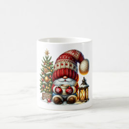 Caneca De Café Gnomo de Natal confortável Gnomo de Natal
