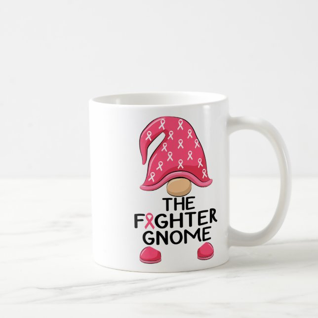 Caneca De Café Gnomo do Combatente - Gnomo da Consciência do Canc (Direita)