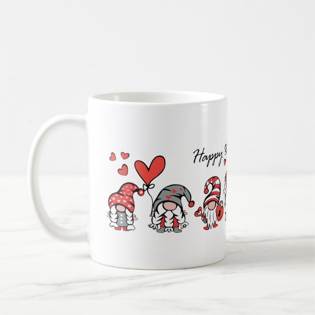 Caneca De Café Gnomo do Dia dos Namorados (Esquerda)