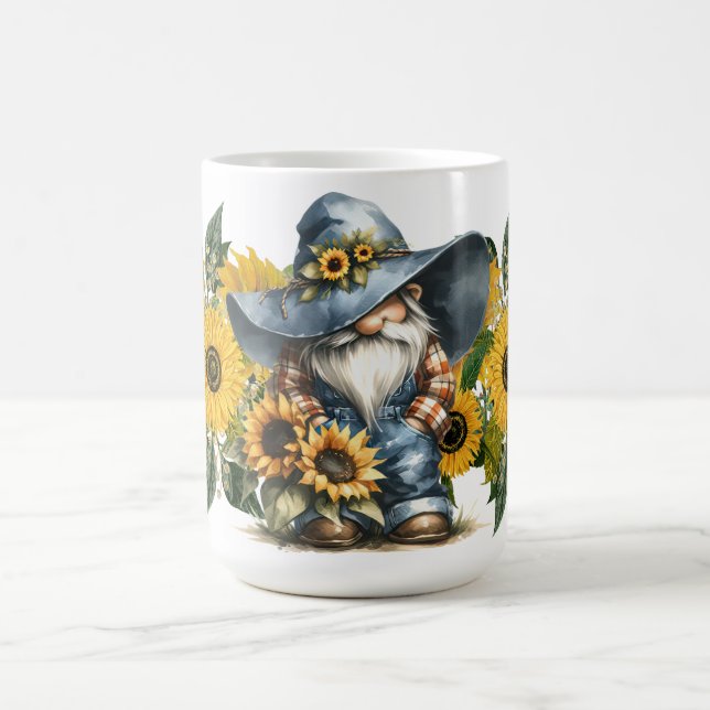 Caneca De Café Gnomo dos Girassóis (Centro)