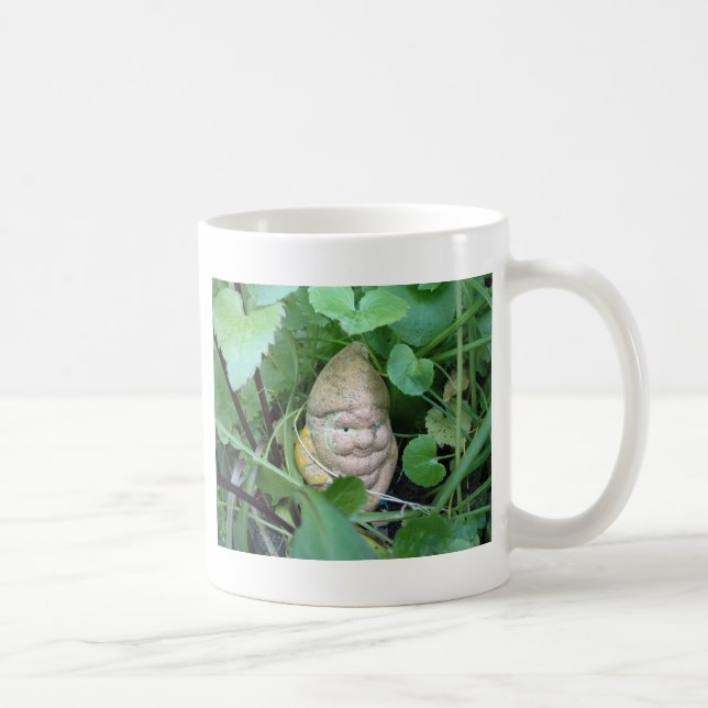 Caneca De Café Gnomo pequeno do jardim (Direita)