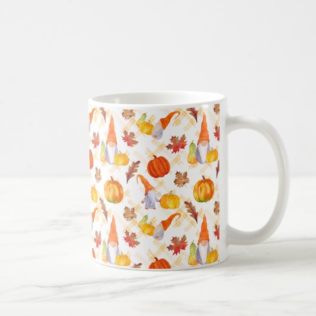 Caneca De Café Gnomos, Bompkins E Folhas De Água Caindo (Direita)