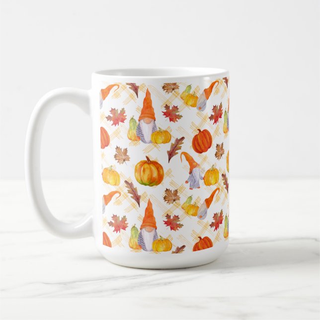 Caneca De Café Gnomos, Bompkins E Folhas De Água Caindo (Esquerda)