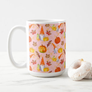 Caneca De Café Gnomos, Bompkins E Folhas De Água Caindo