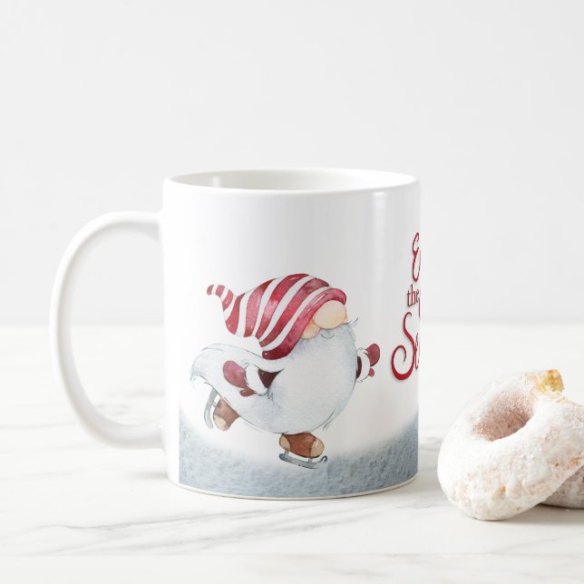 Caneca De Café Gnomos da Pele (Com Donut)