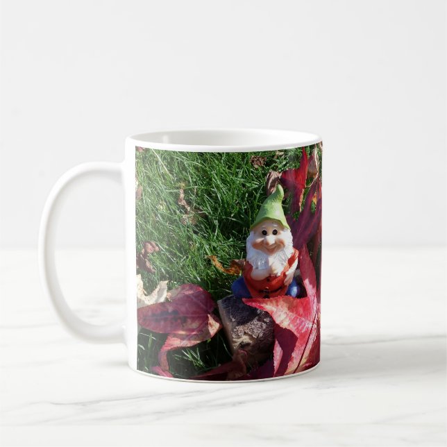 Caneca De Café Gnomos do Jardim Cair Vermelho Cai Cai Cai Cai Cai (Esquerda)