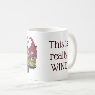 Caneca De Café Gnomos Engraçados em Caminhão de Vinho Isto é Real